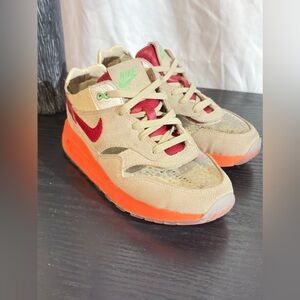 Nike Air Max 1 CLOT Kiss of Death 2021 Orange  Kids Size 1 Sneakers